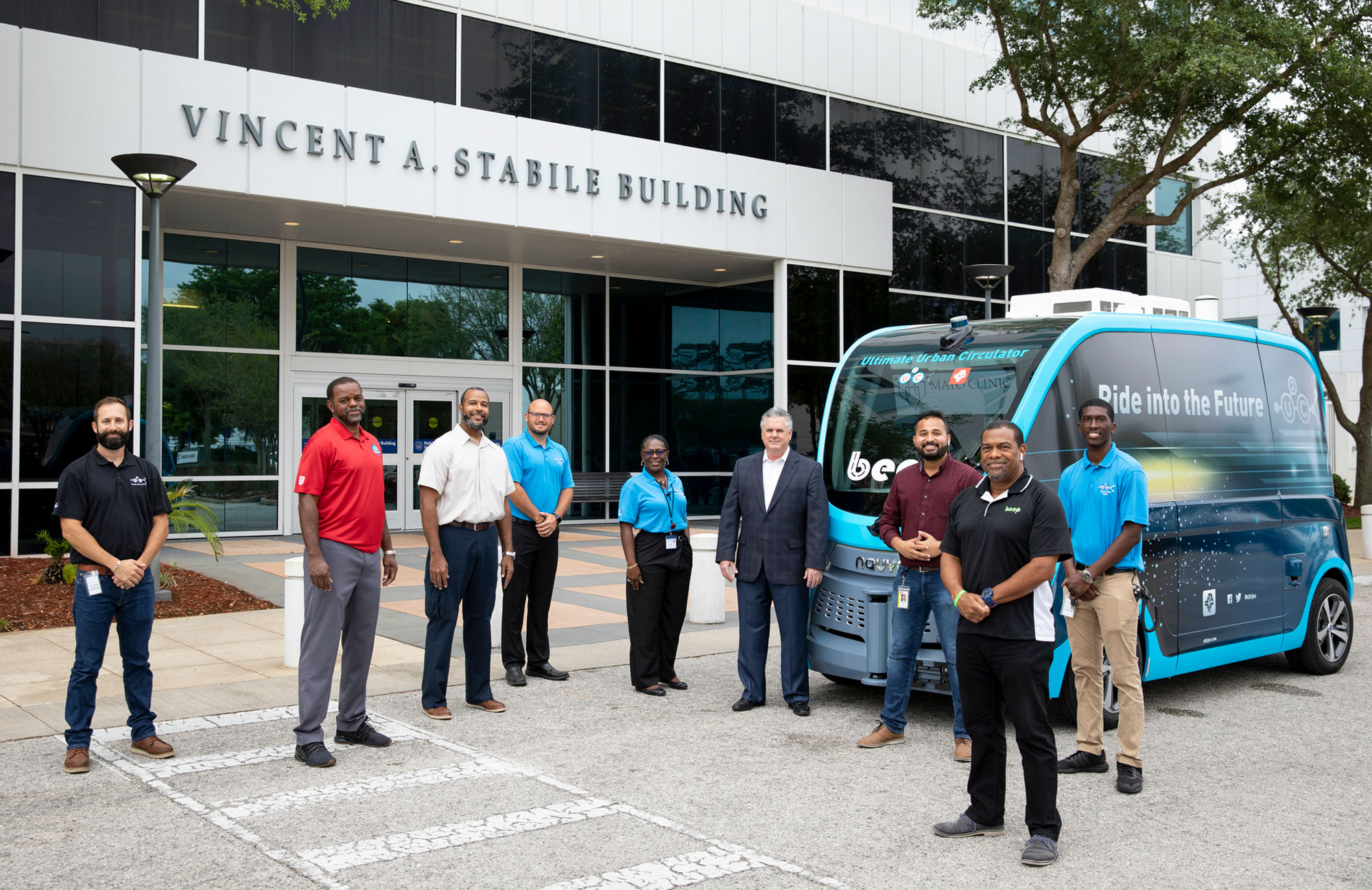 JTA, Beep & NAVYA AVs Help Transport COVID-19 Tests Collected at Mayo Clinic Drive-Thru