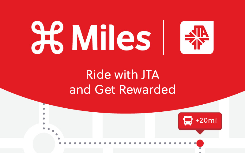 JTA partners with Miles to offer rewards for riding