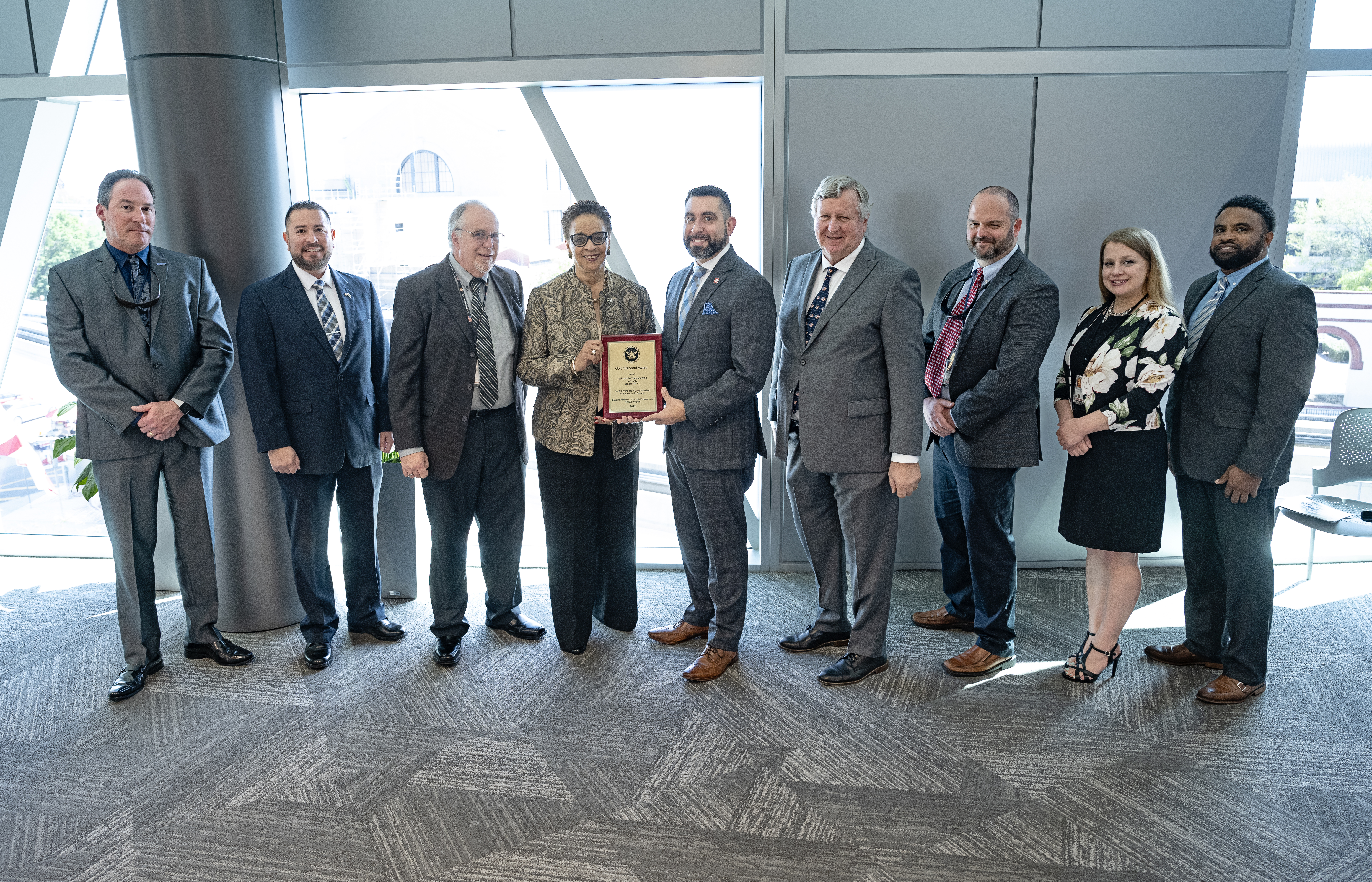 JTA Receives Prestigious Gold Standard Award from TSA